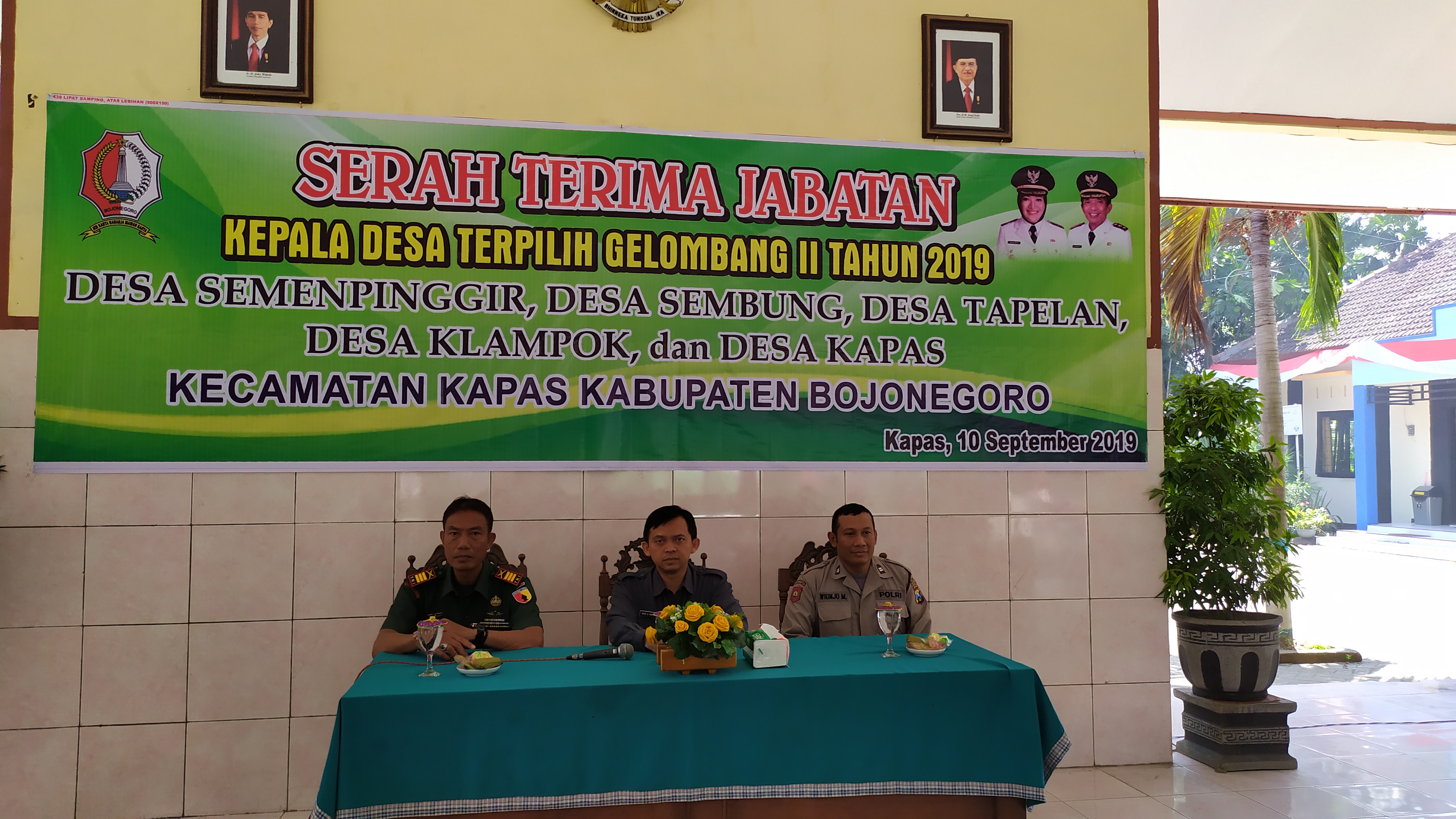 SERAH TERIMA JABATAN KEPALA DESA