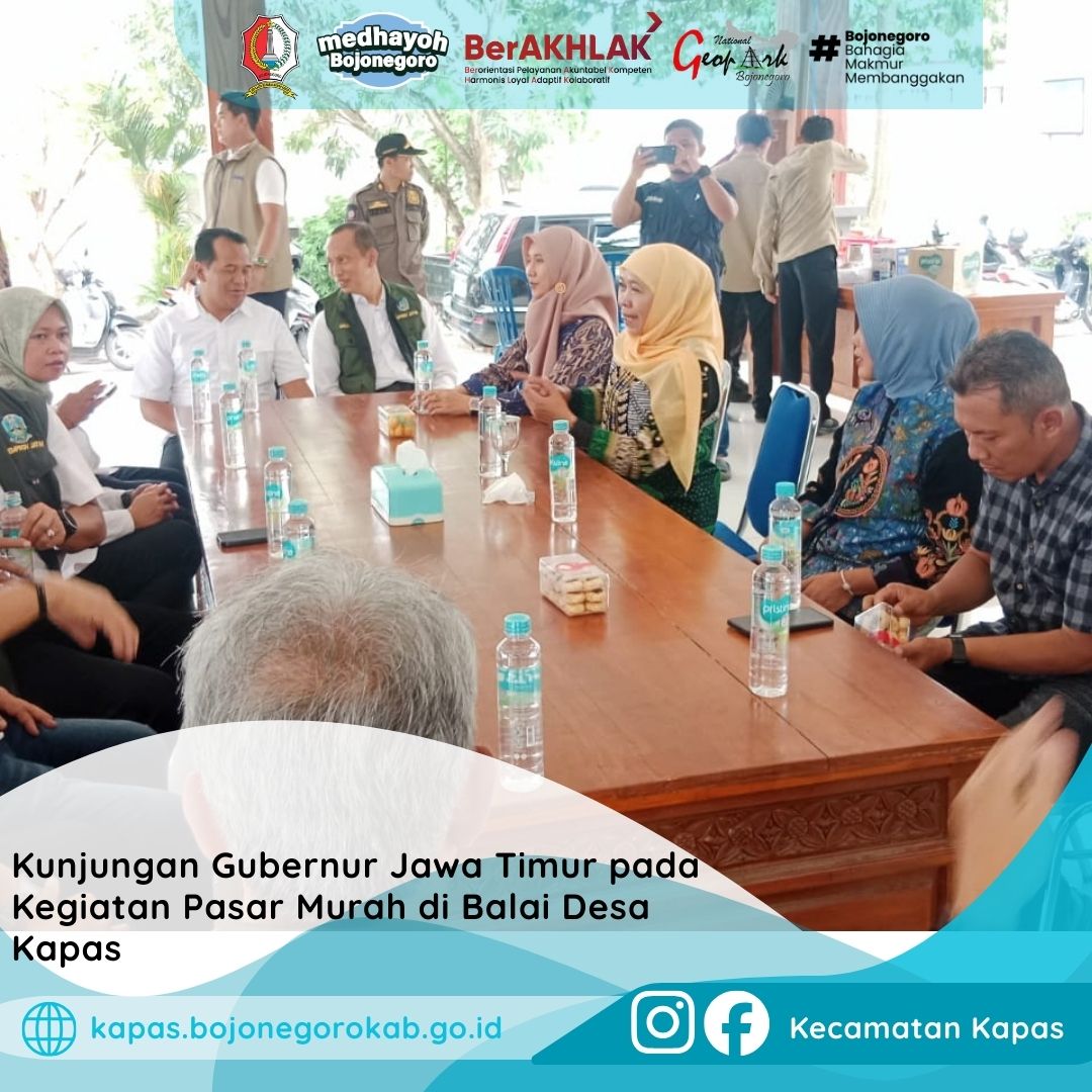 Ibu Gubernur Jatim Hadir, Pasar Murah di Desa Kapas Diserbu Warga