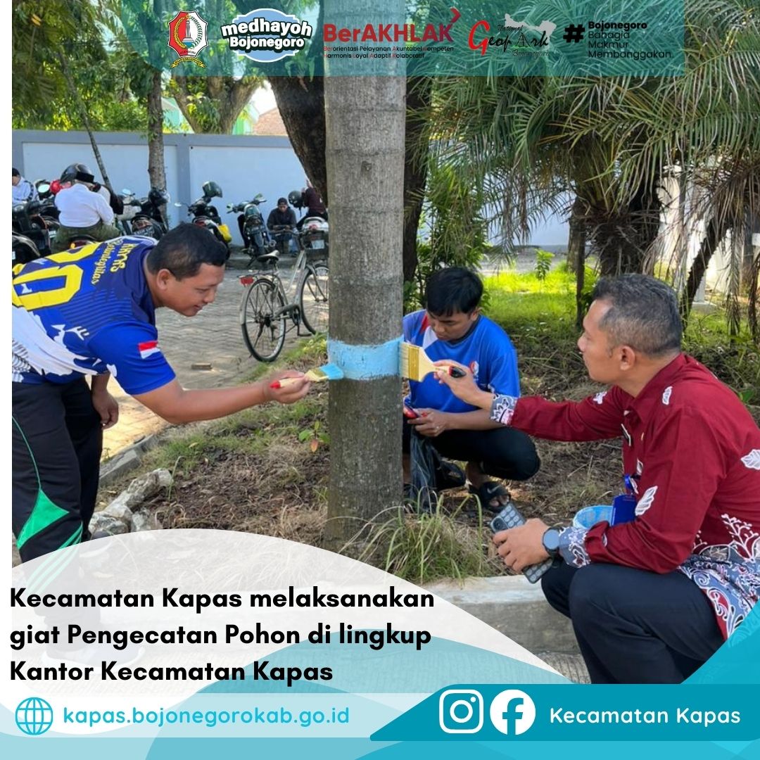 Gotong Royong Tata Lingkungan, Kecamatan Kapas Perindah Jalur Nasional