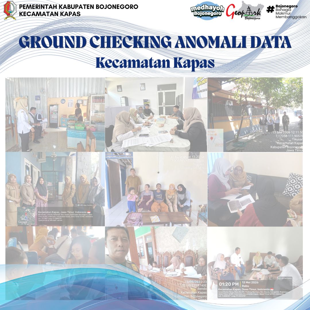 Sinergi Kecamatan Kapas dan Disbudpar Tuntaskan Data Anomali