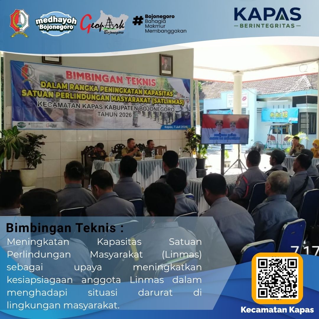 Bimtek Satlinmas Kecamatan Kapas, Bekal Penanganan Kebakaran dan Penyelamatan Ular Berbisa