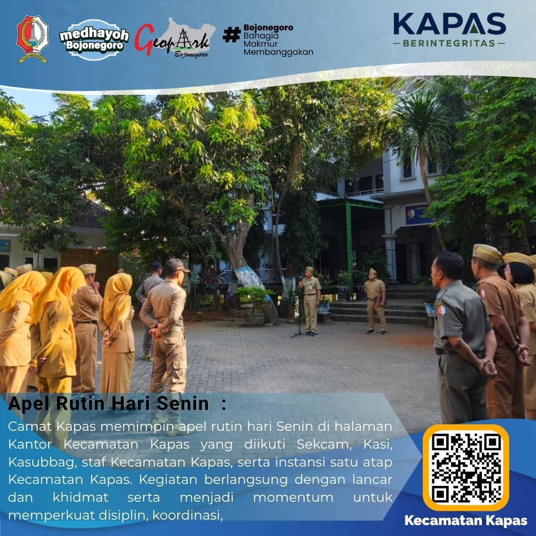 Apel Rutin: Langkah Awal Mewujudkan Pelayanan Prima di Kecamatan Kapas