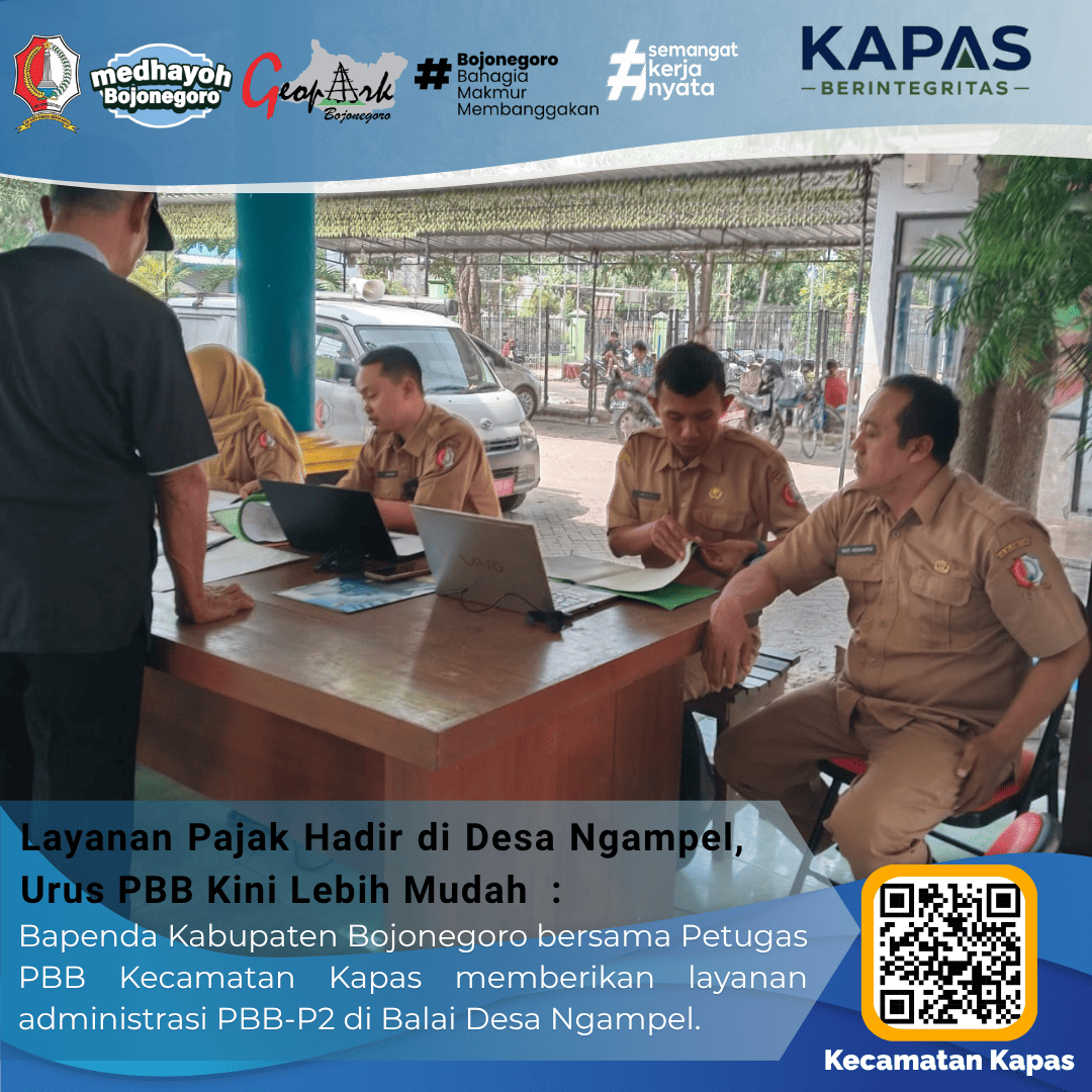 Permudah Wajib Pajak, Pelayanan PBB-P2 Hadir di Balai Desa Ngampel