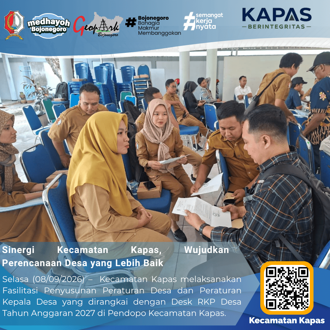 Sinergi Kecamatan Kapas, Wujudkan Perencanaan Desa yang Lebih Baik