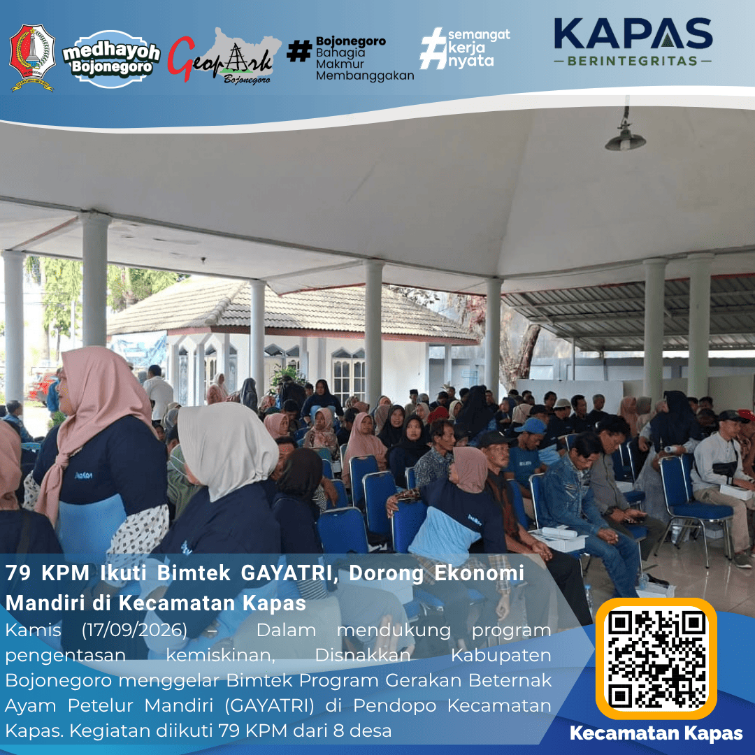 79 KPM Ikuti Bimtek GAYATRI, Dorong Ekonomi Mandiri di Kecamatan Kapas