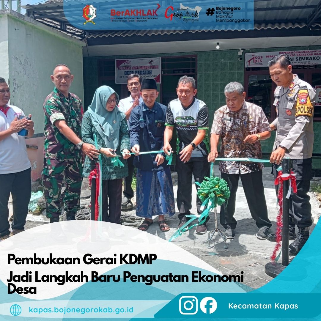 Pembukaan Gerai Koperasi Desa Merah Putih Jadi Langkah Baru Penguatan Ekonomi Desa