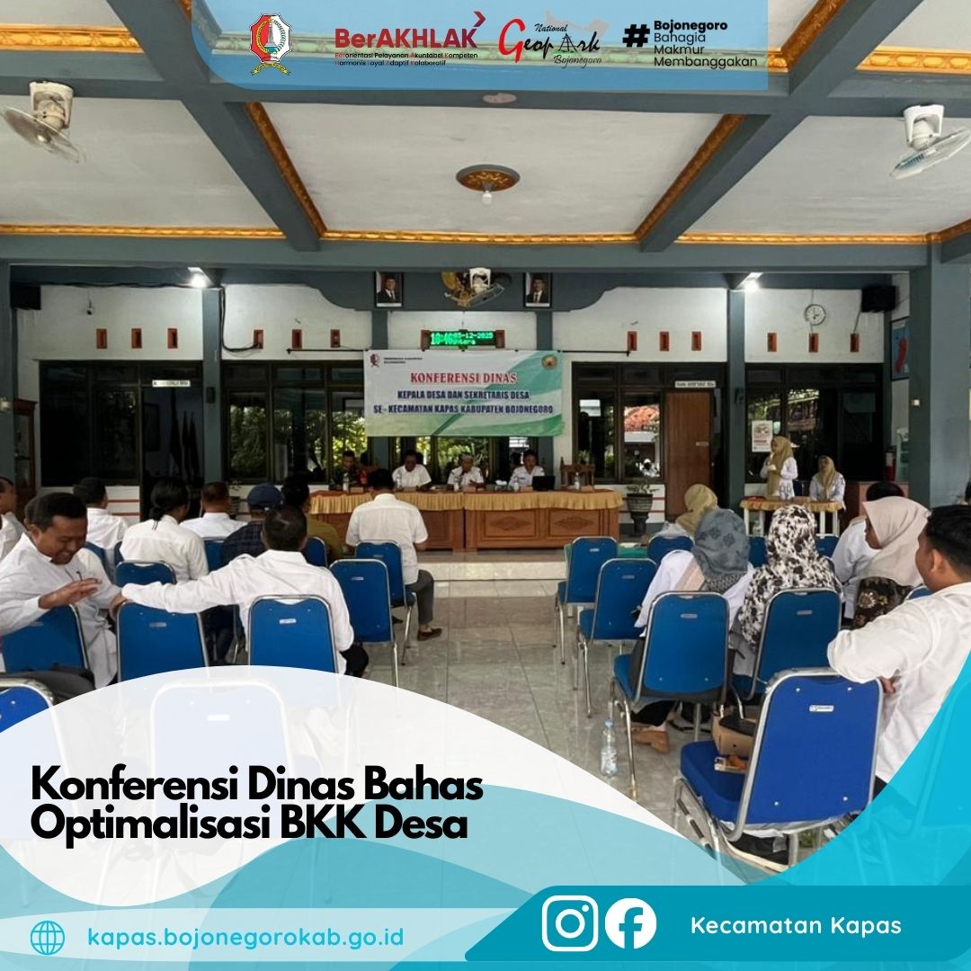 Konferensi Dinas Bahas Optimalisasi BKK Desa