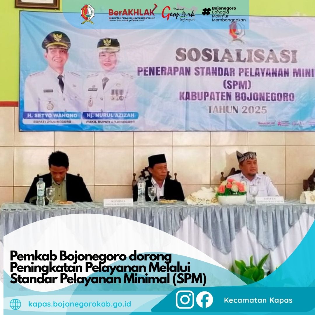 Pemkab Bojonegoro dorong Peningkatan Pelayanan Melalui Standar Pelayanan Minimal (SPM)