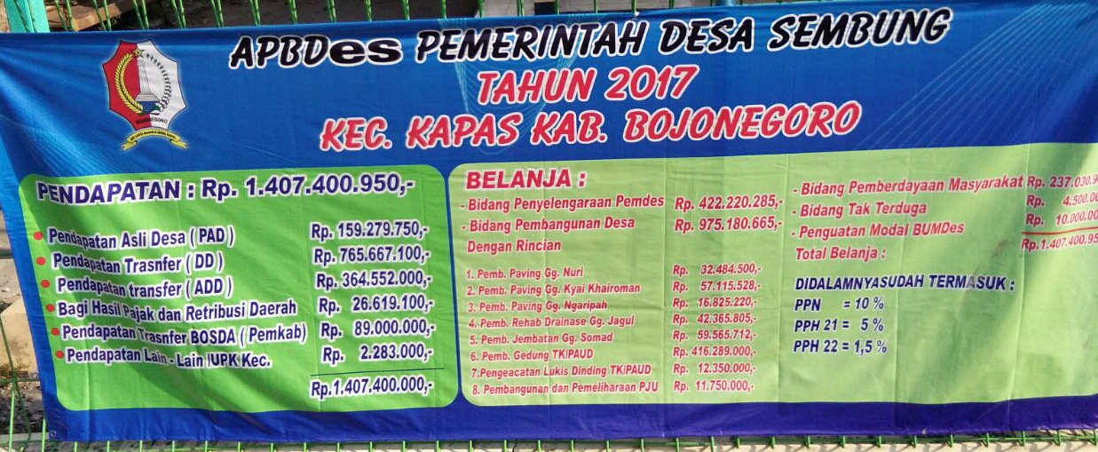 Banner APBDes TA 2017